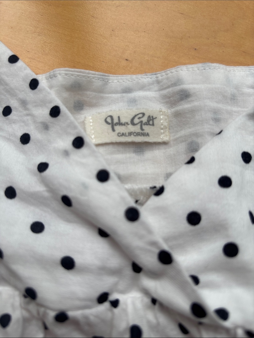 Brandy Melville White Polka Dot Spaghetti Strap Cami - Picture 4 of 5